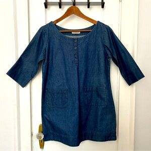 Blue Denim Mini Dress